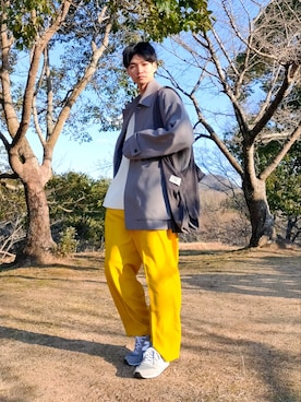 「チュニック」｜ルナラビさん（メンズ・176cm）の冬コーディネート