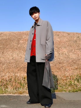 「ender products」｜ルナラビさん（メンズ・176cm）の春コーディネート
