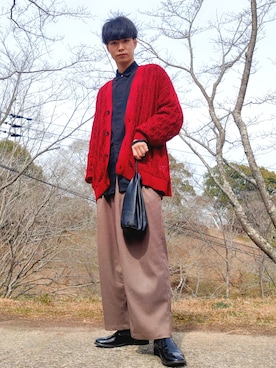 「ender products」｜ルナラビさん（メンズ・176cm）の春コーディネート