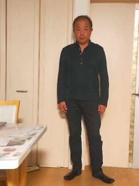 「ETHOS（エトス）のアイテム（シューズ）」を使った、takewearさん（メンズ・174cm）の秋コーディネート