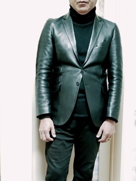「Paul Smith（ポールスミス）のアイテム（テーラードジャケット）」を使った、takewearさん（メンズ・174cm）の冬コーディネート