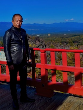 「アイテム（チューブトップ）」を使った、takewearさん（メンズ・174cm）の秋コーディネート