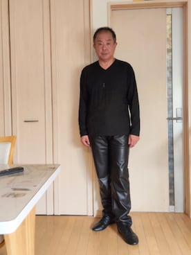 「GU（ジーユー）のアイテム（スニーカー）」を使った、takewearさん（メンズ・174cm）の秋コーディネート