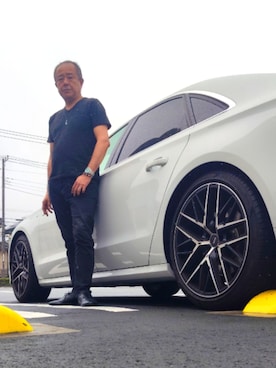 「GU（ジーユー）のアイテム（スニーカー）」を使った、takewearさん（メンズ・174cm）の夏コーディネート
