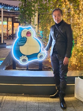 「アイテム（チューブトップ）」を使った、takewearさん（メンズ・174cm）の冬コーディネート