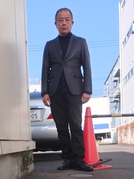 「アイテム（チューブトップ）」を使った、takewearさん（メンズ・174cm）の秋コーディネート