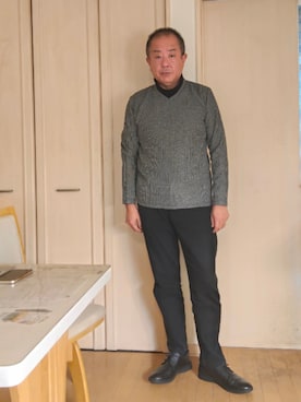 「アイテム（チューブトップ）」を使った、takewearさん（メンズ・174cm）の秋コーディネート