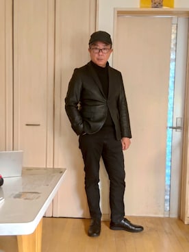 「アイテム（キャップ）」を使った、takewearさん（メンズ・174cm）の秋コーディネート