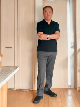「H&M（エイチ・アンド・エム）のアイテム」を使った、takewearさん（メンズ・174cm）の夏コーディネート