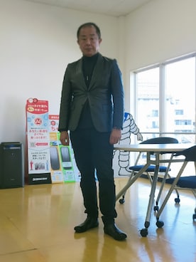 「Paul Smith（ポールスミス）のアイテム（テーラードジャケット）」を使った、takewearさん（メンズ・174cm）の冬コーディネート