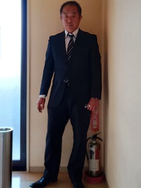 「TAKA-Q（タカキュー）のアイテム（トップス）」を使った、takewearさん（メンズ・174cm）の冬コーディネート