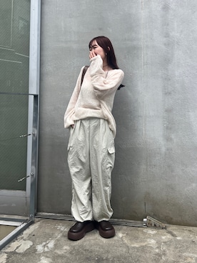 「アイテム（ニット/セーター）」を使った、ayuriさん（レディース・154cm・20代）の夏コーディネート