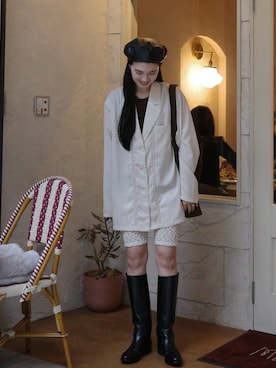 「EN NEUME（エンノイム）のアイテム」を使った、Maiさん（レディース・159cm）の冬コーディネート