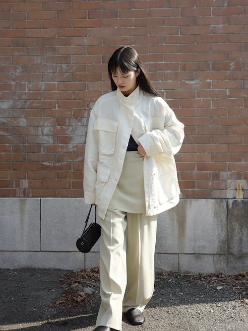 【d.i.a.】ホワイト ミリタリージャケット /GAL Amazon.co.jp: TA1718-058-02 : ファッション