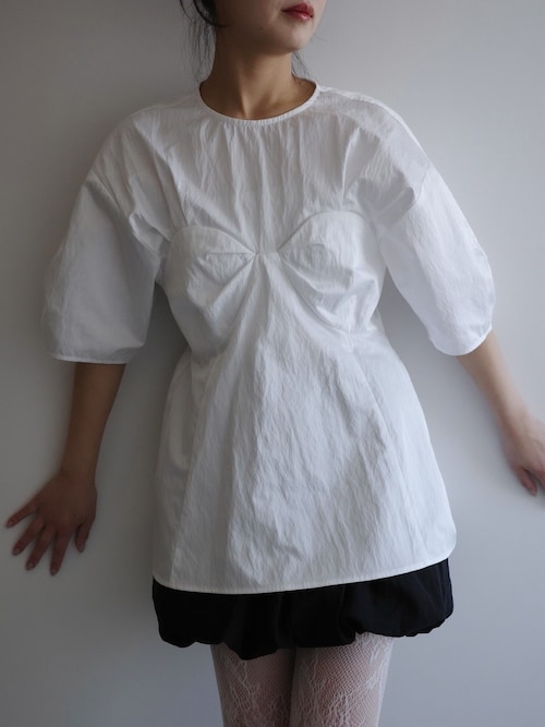EN NEUME ブラウス シャツ Bustier Design Blouse レディース