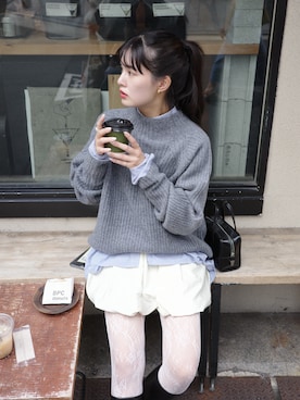 「EN NEUME（エンノイム）のアイテム」を使った、Maiさん（レディース・159cm）の秋コーディネート