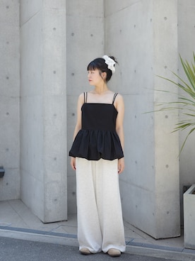 「アイテム（ドレス）」を使った、Maiさん（レディース・159cm）の夏コーディネート