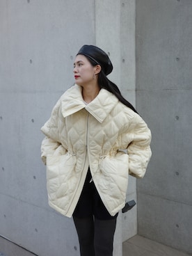 「EN NEUME（エンノイム）のアイテム」を使った、Maiさん（レディース・159cm）の秋コーディネート