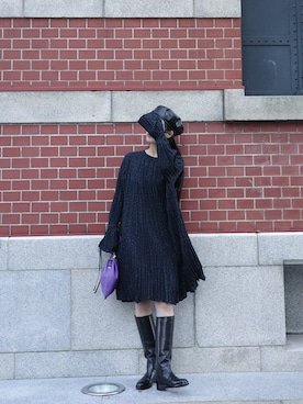 「EN NEUME（エンノイム）のアイテム」を使った、Maiさん（レディース・159cm）の秋コーディネート