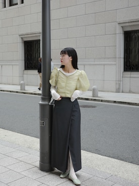 「EN NEUME（エンノイム）のアイテム（トップス）」を使った、Maiさん（レディース・159cm）の秋コーディネート