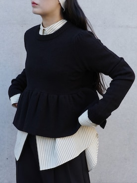 「EN NEUME（エンノイム）のアイテム」を使った、Maiさん（レディース・159cm）の冬コーディネート