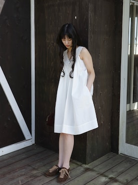 「EN NEUME（エンノイム）のアイテム」を使った、Maiさん（レディース・159cm）の春コーディネート