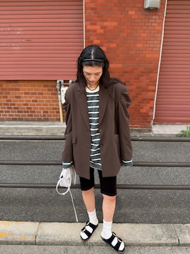 「EN NEUME（エンノイム）のアイテム」を使った、Maiさん（レディース・159cm）の秋コーディネート