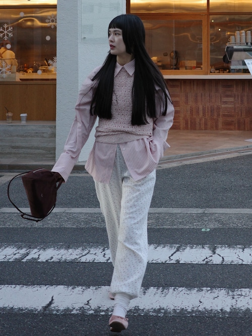 en neume エンノイム Flower Thermal Jogger セール】Flower Thermal Jogger（その他パンツ）｜EN NEUME