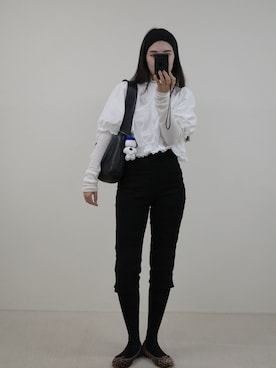 「EN NEUME（エンノイム）のアイテム」を使った、Maiさん（レディース・159cm）の秋コーディネート