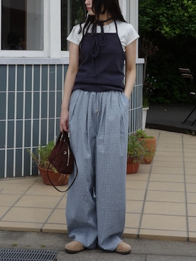 「EN NEUME（エンノイム）のアイテム」を使った、Maiさん（レディース・159cm）の春コーディネート