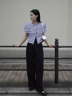 「EN NEUME（エンノイム）のアイテム」を使った、Maiさん（レディース・159cm）の夏コーディネート