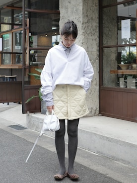 「EN NEUME（エンノイム）のアイテム」を使った、Maiさん（レディース・159cm）の秋コーディネート