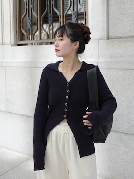 「EN NEUME（エンノイム）のアイテム」を使った、Maiさん（レディース・159cm）の秋コーディネート