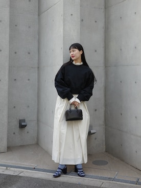 「EN NEUME（エンノイム）のアイテム」を使った、Maiさん（レディース・159cm）の冬コーディネート