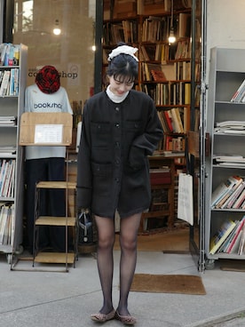 「EN NEUME（エンノイム）のアイテム」を使った、Maiさん（レディース・159cm）の冬コーディネート