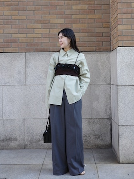 「EN NEUME（エンノイム）のアイテム」を使った、Maiさん（レディース・159cm）の冬コーディネート