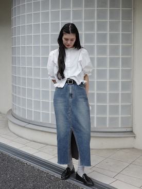 「EN NEUME（エンノイム）のアイテム」を使った、Maiさん（レディース・159cm）の春コーディネート