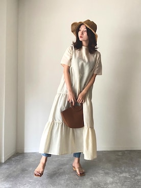 Risaさん（レディース・165cm）の夏コーディネート