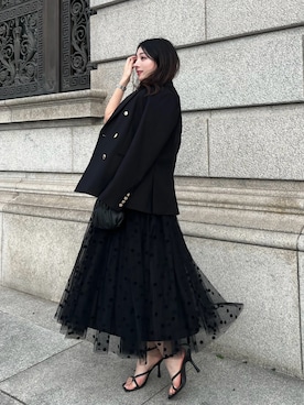 「GRL（グレイル）のアイテム（シューズ）」を使った、Risaさん（レディース・165cm）の春コーディネート