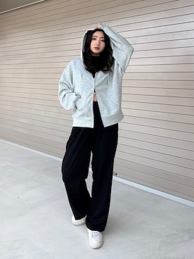 「Riberry（リベリー）のアイテム」を使った、Risaさん（レディース・165cm）の冬コーディネート