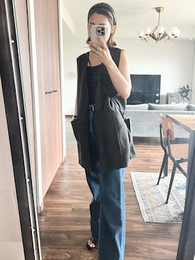 「Re Done（リダン）のアイテム」を使った、mog_eeさん（レディース・156cm）の夏コーディネート