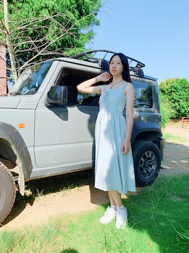 「無（ム）のアイテム（オールインワン・サロペット）」を使った、chaochaolinnさん（レディース・165cm）の夏コーディネート