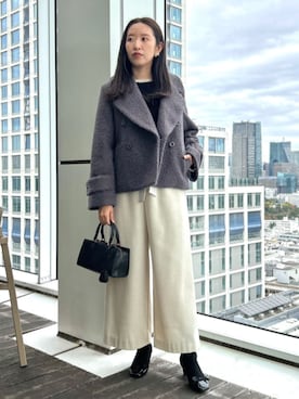 「冬コーデ」｜Couture Broochさん（レディース・162cm）の冬コーディネート