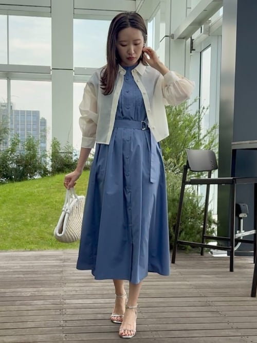 【マシンウォッシャブル・シアー】袖シャーリングシアーブルゾン