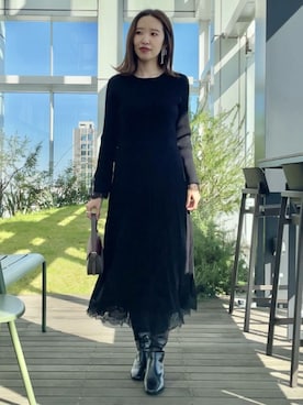 Couture Broochさん(レディース・162cm)の冬コーディネート