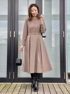 Couture Broochさん(レディース・162cm)の冬コーディネート