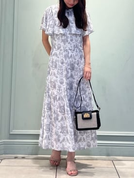 「トワルドジュイ」｜Couture Broochさん（レディース・151cm）の夏コーディネート