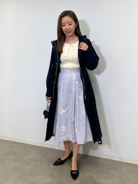 「24ssトレンド」｜「アイテム（ブルゾン）」を使った、Couture Broochさん（レディース・162cm）の冬コーディネート