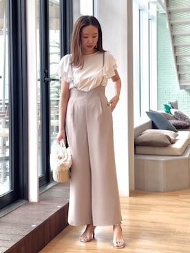 「大人ファッション」｜Couture Broochさん（レディース・162cm）の春コーディネート