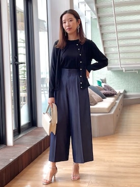 「大人ファッション」｜Couture Broochさん（レディース・162cm）の春コーディネート